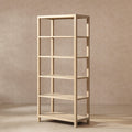 Ellis 71' Reclaimed Wood 5-Shelf Open Frame Bookcase