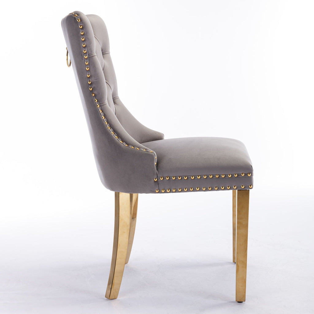 Nikki - Modern, High-End Tufted Dining Chair (Set of 2)