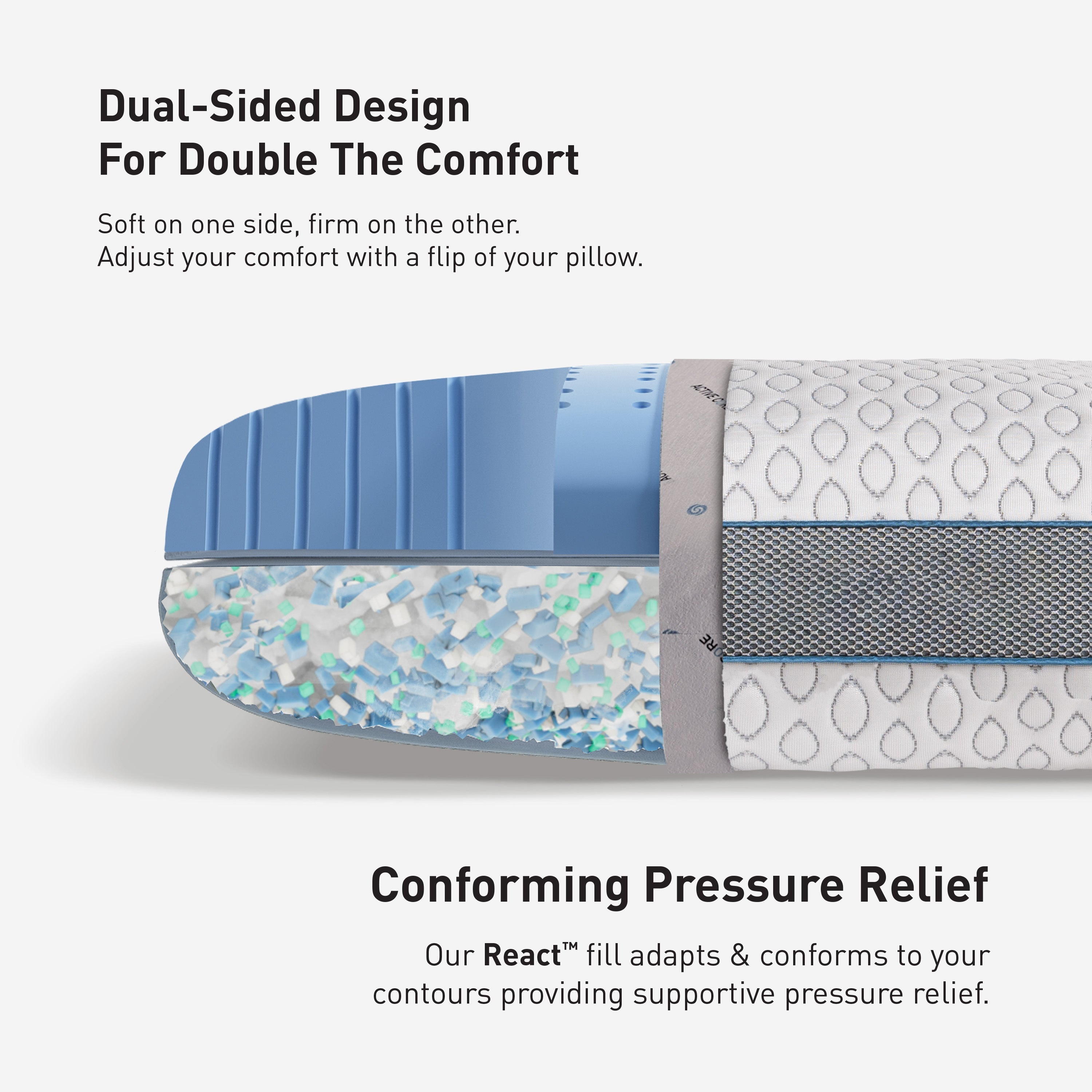 BedGear Frost 1.0 King Cooling Pillow