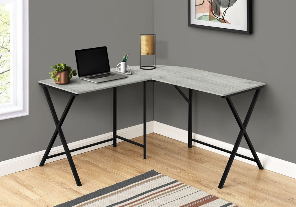 Contemporary L-Shaped Corner Computer Desk