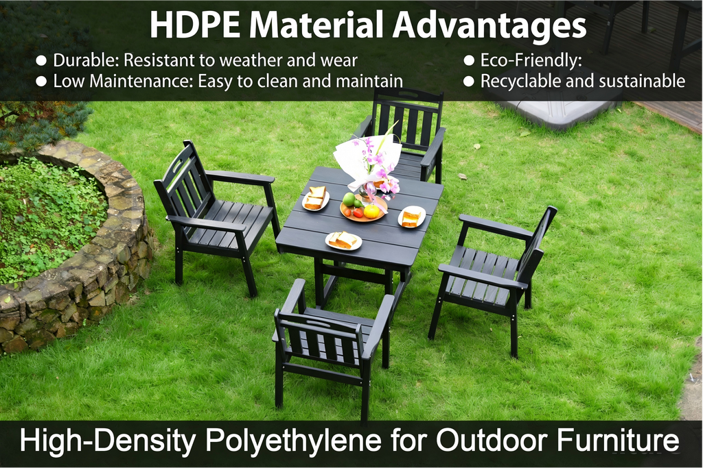 HDPE Outdoor Patio Dining Set