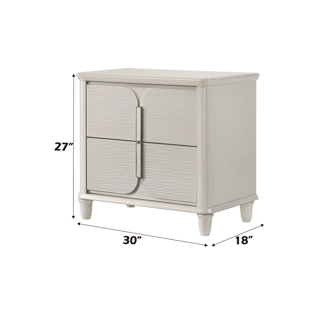 Laveda Nightstand - White