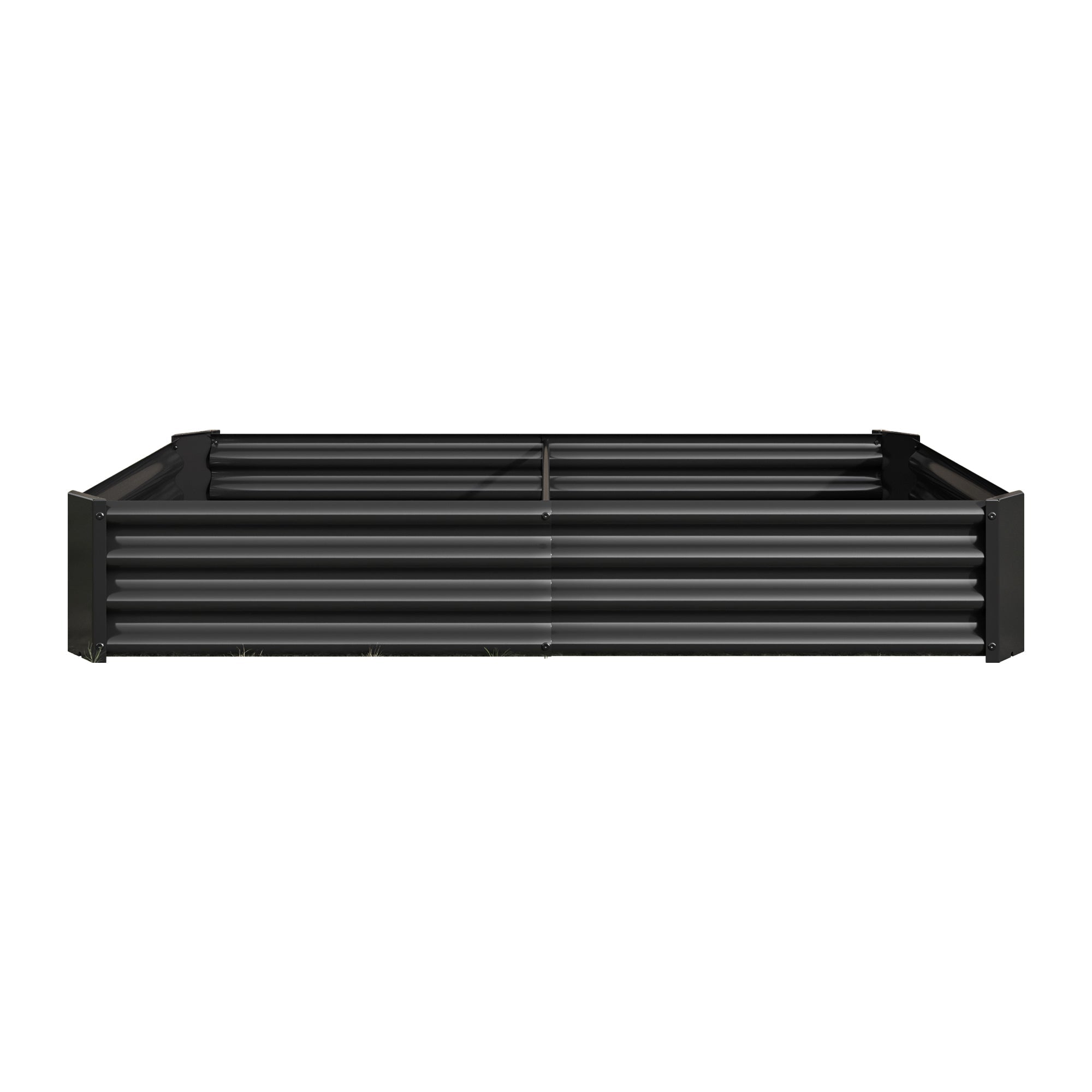 Raised Garden Bed Outdoor 6×3×1 ft Metal Raised Rectangle Planter Bed