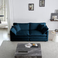 Modern Fabric Loveseat Sofa Couch for Living Room