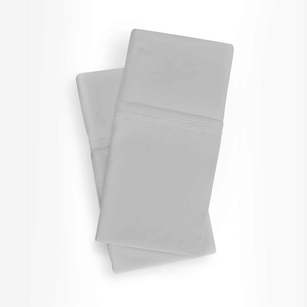 BedGear Dri-Tec Pillowcase Set, Queen - Light Grey