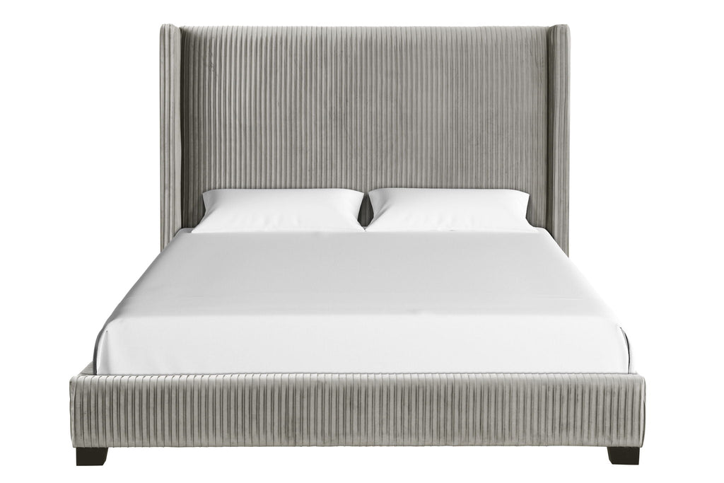 Upholstered Bed, Space-Saving Design