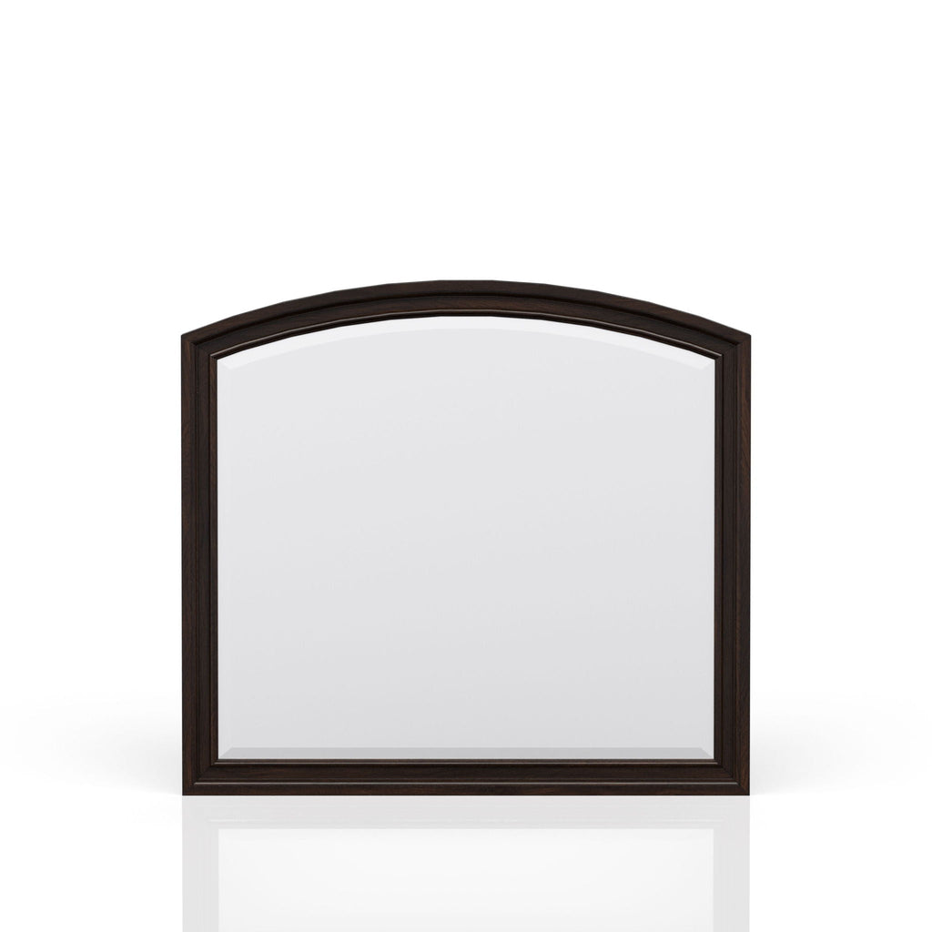 Elegant Design Mirror - Dark Cherry