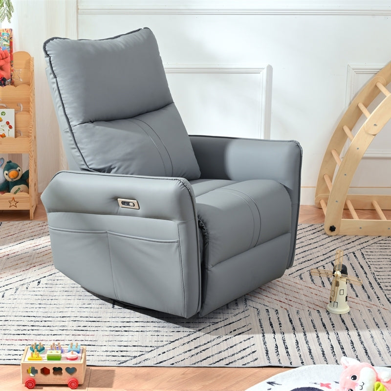 Power Swivel Rocker Recliner Chair for Adults