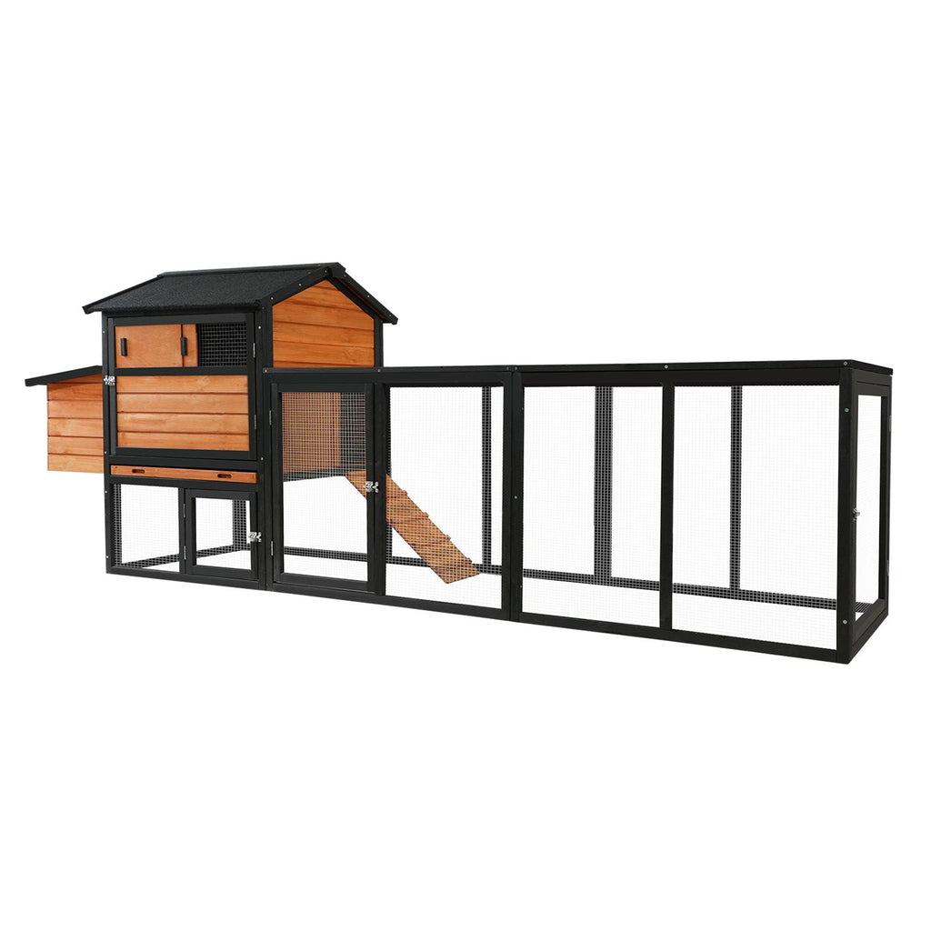 Chicken Coop With Run And Nesting Box