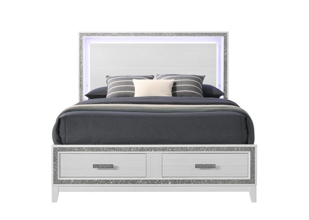 Haiden Queen Storage Bed with LED Lighting