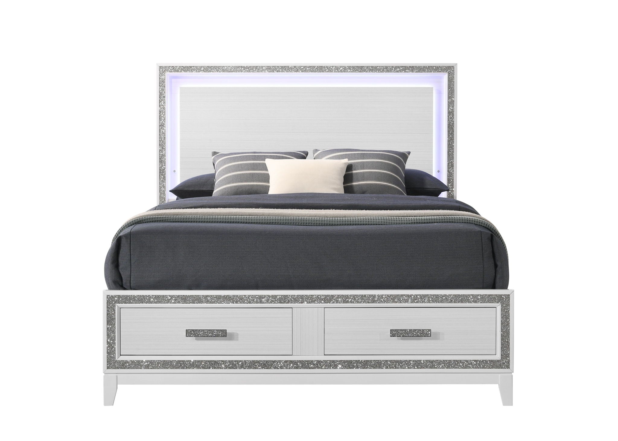 Haiden Queen Storage Bed with LED Lighting
