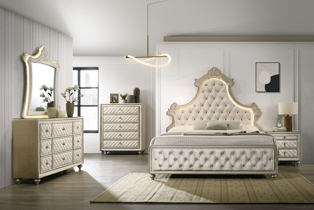 Lucienne Bed With LED Lighting