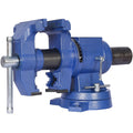 Heavy Duty 5" Multi Jaw Rotating Bench Vise with 360° Swivel Base and Head