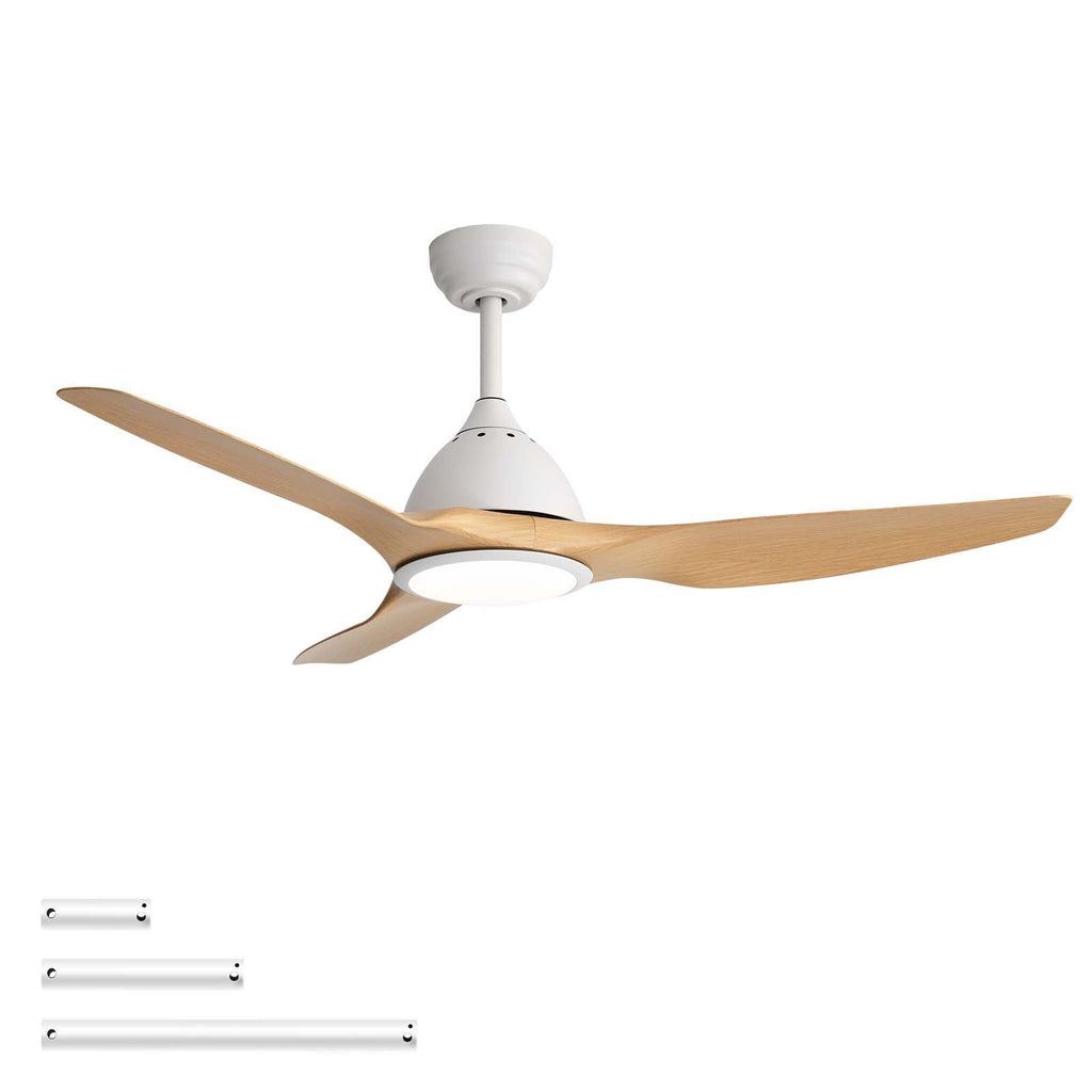 Bredoom Ceiling Fan With Remote Control And LED Light