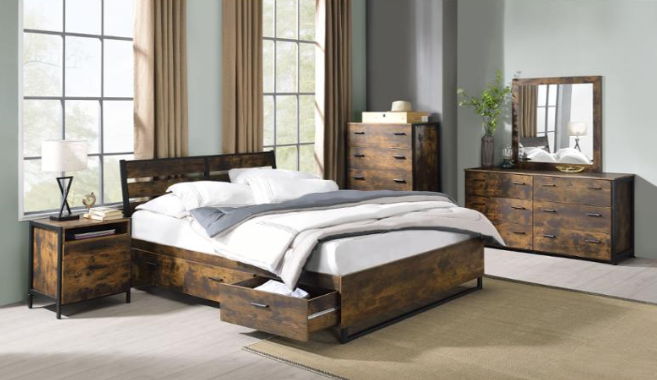 Juvanth Rustic Bed