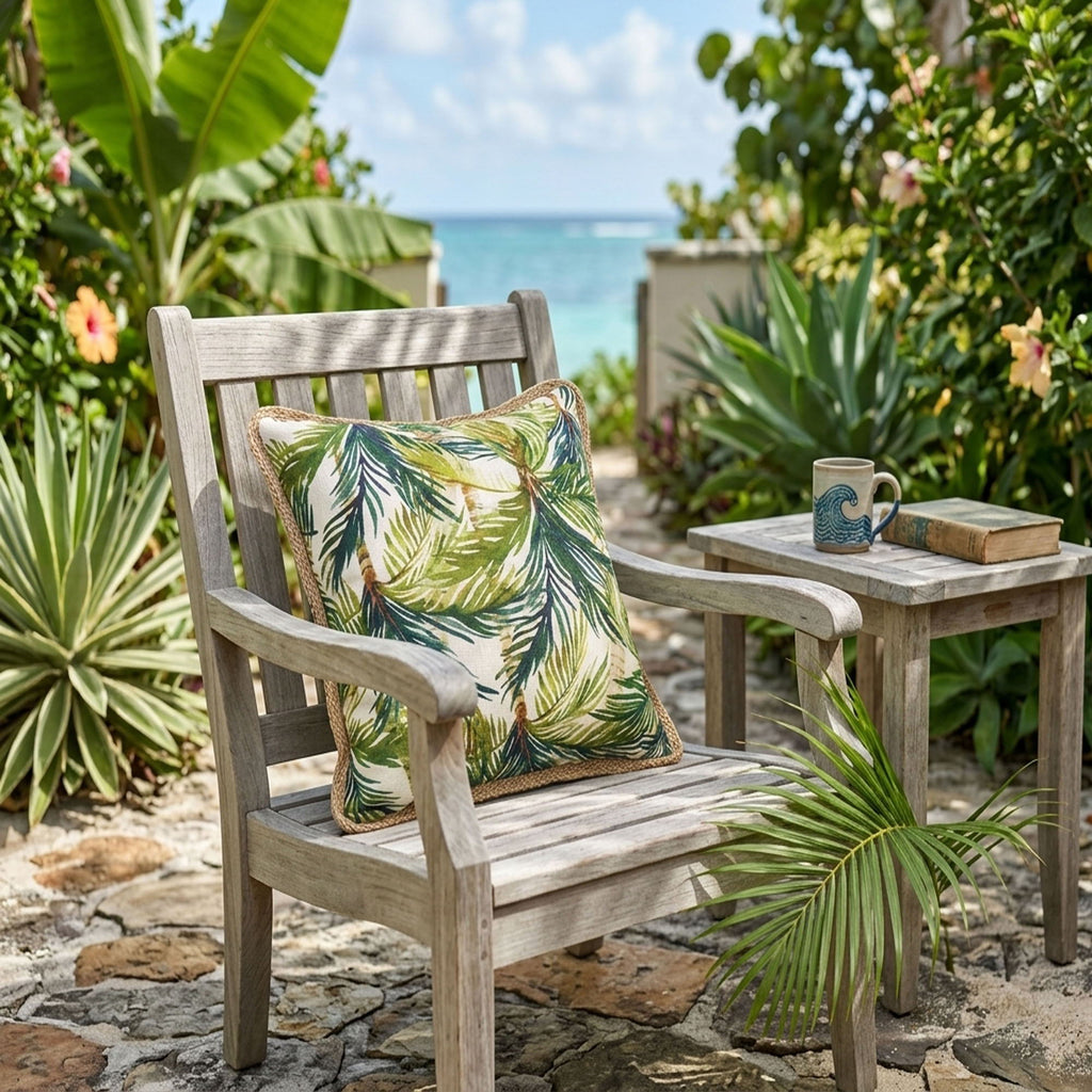 Outdoor Plum 3 Pillows - Multi