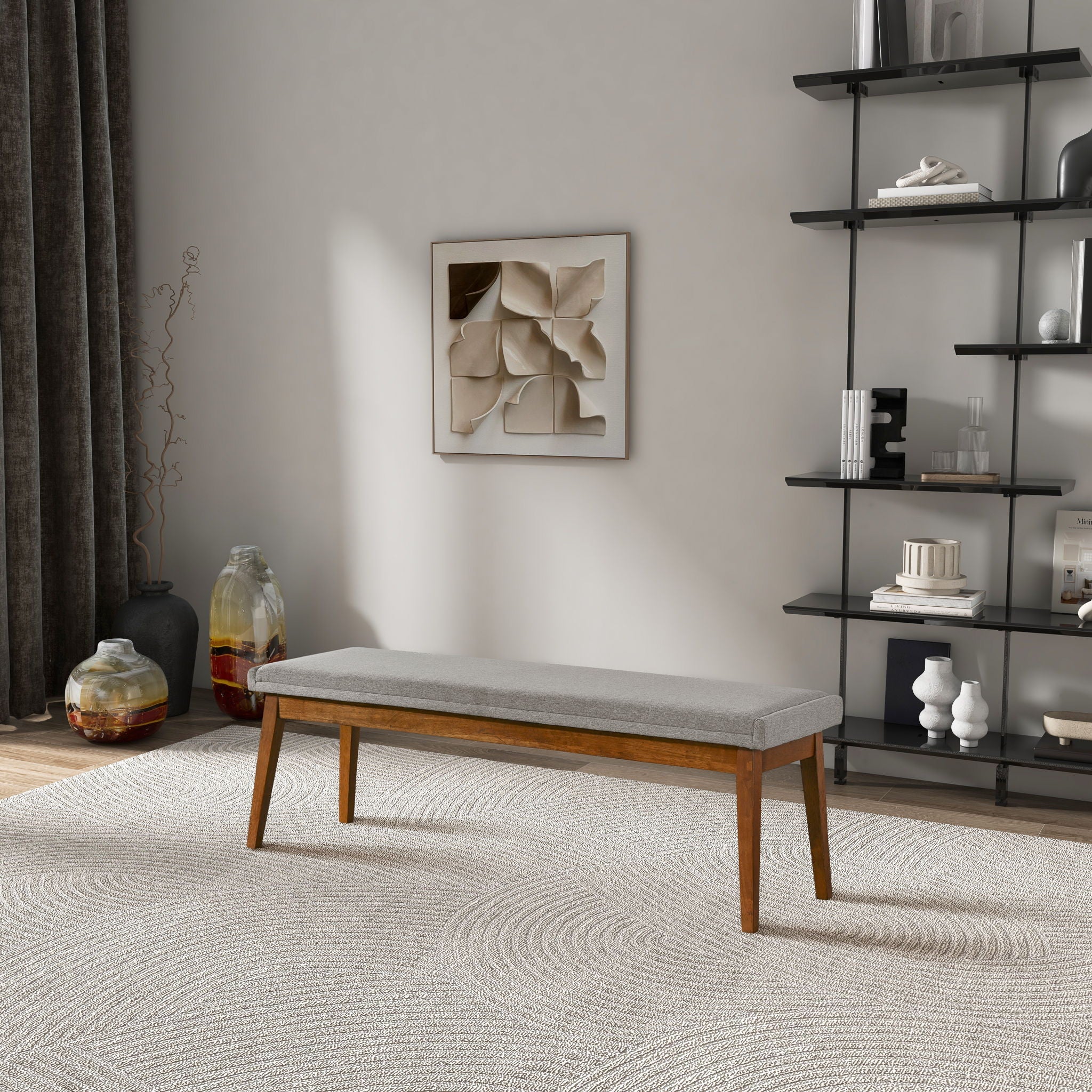 Warren - Bench - Ash Gray