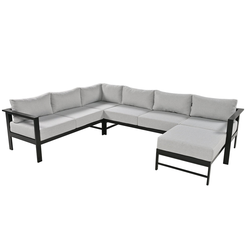 U_Style U-Shaped Outdoor Sectional Sofa Set