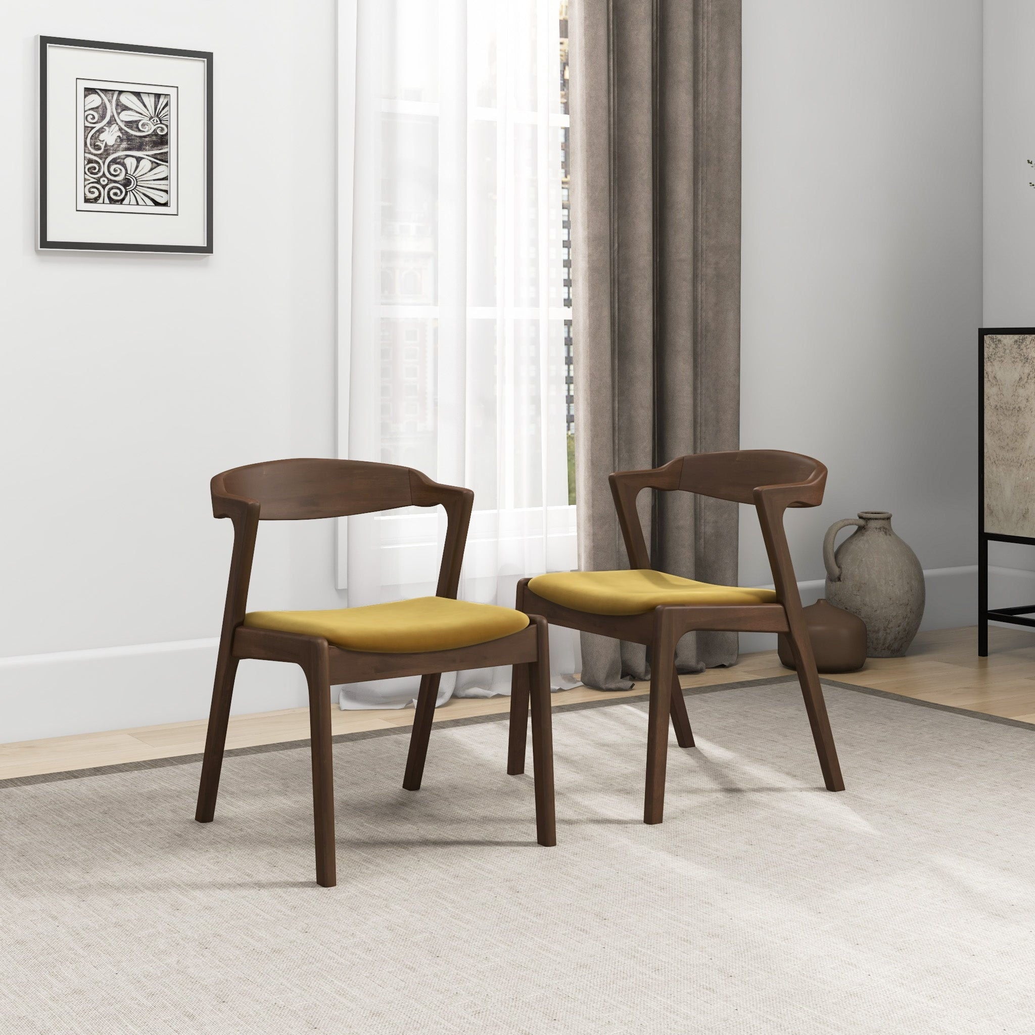 Dakota - Mid-Century Modern Dining Chair (Set of 2)