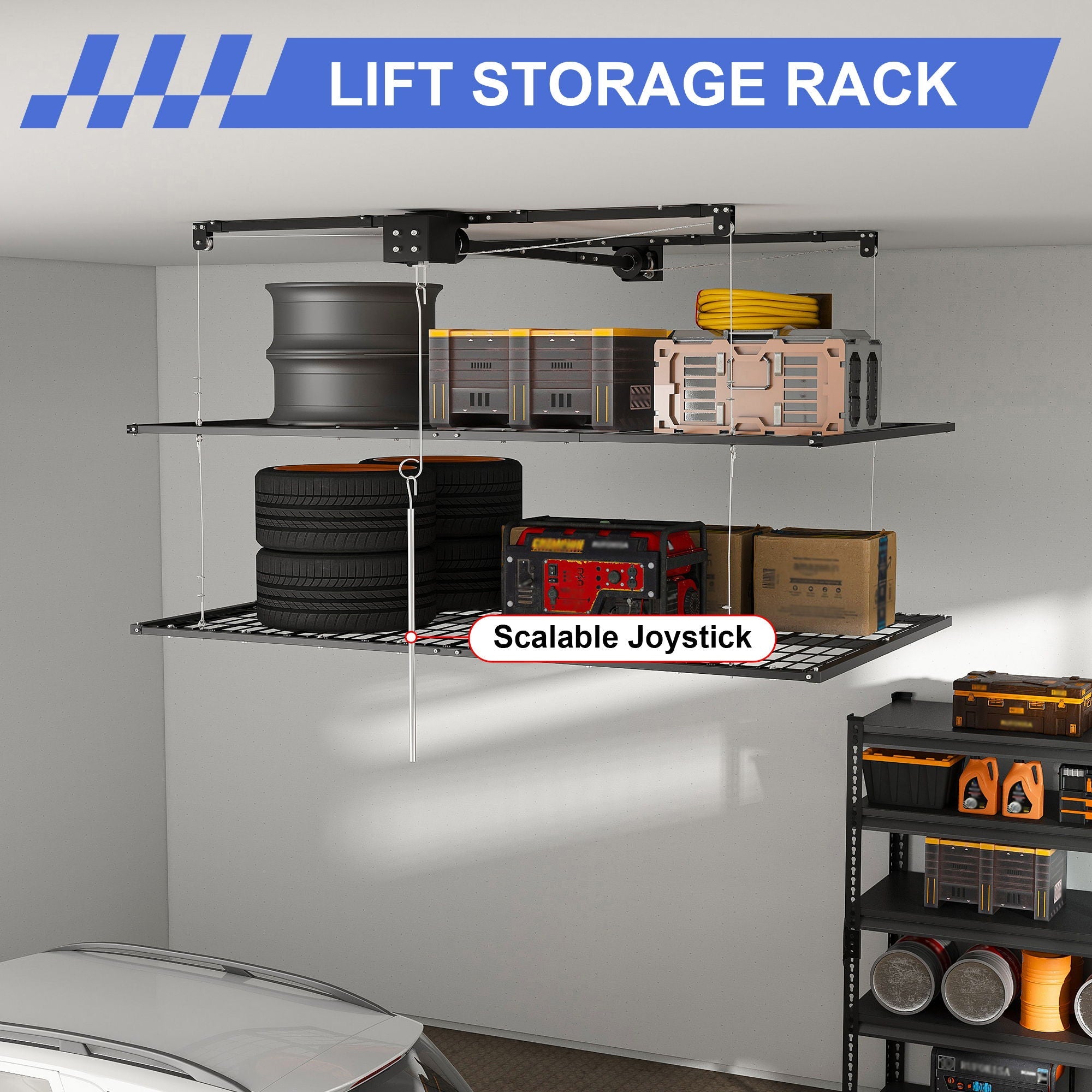 Overhead Garage Storage Rack