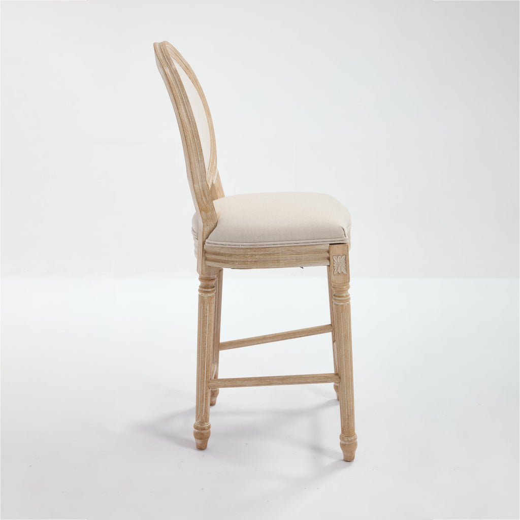 French Country 26'' Height Bar Chairs Set of 2