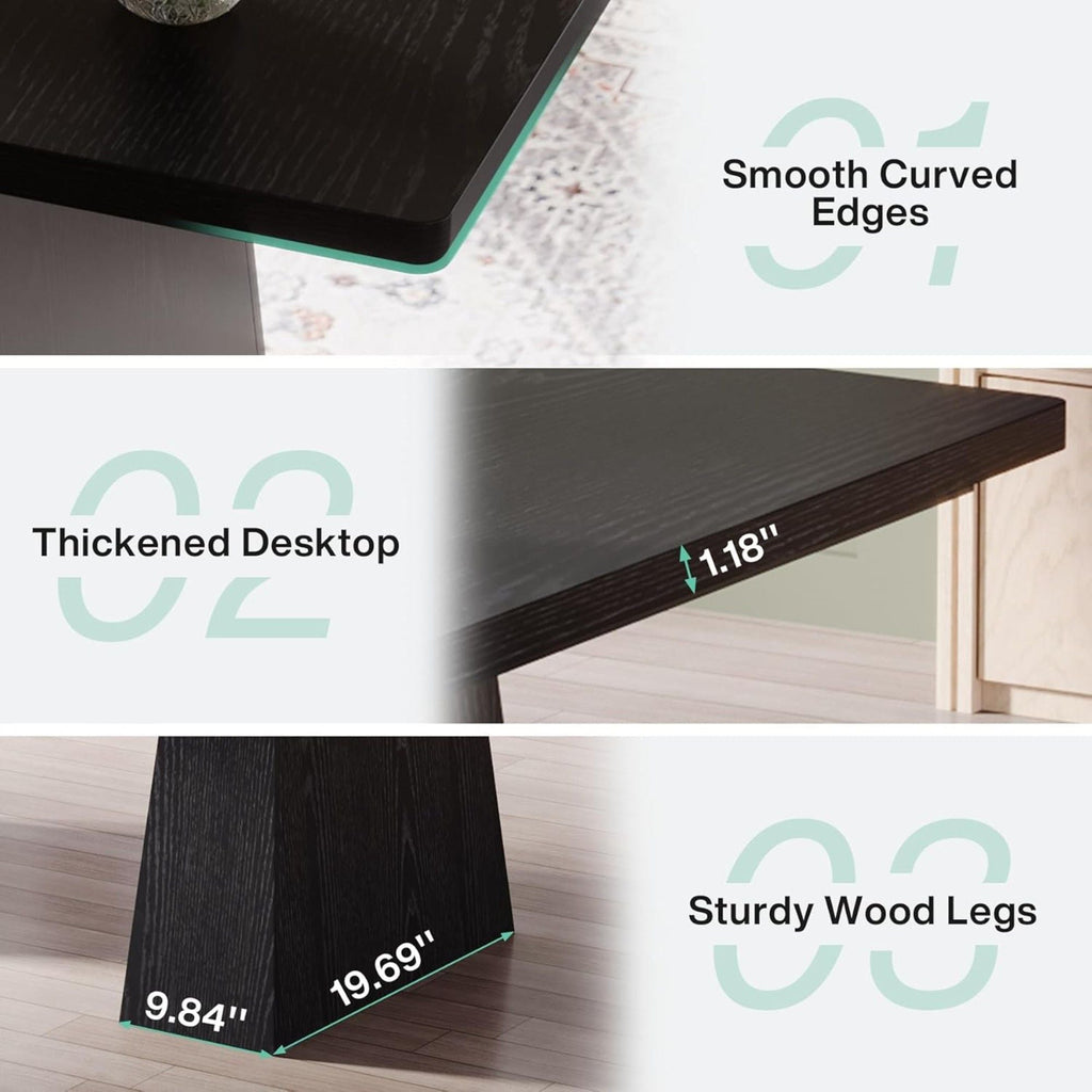 Executive Desk, Workstation With Double Pedestal For Home Office