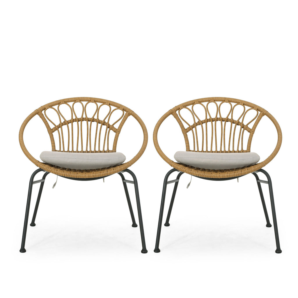 Banya Chair Set of 2 - Light Brown