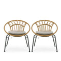 Banya Chair Set of 2 - Light Brown