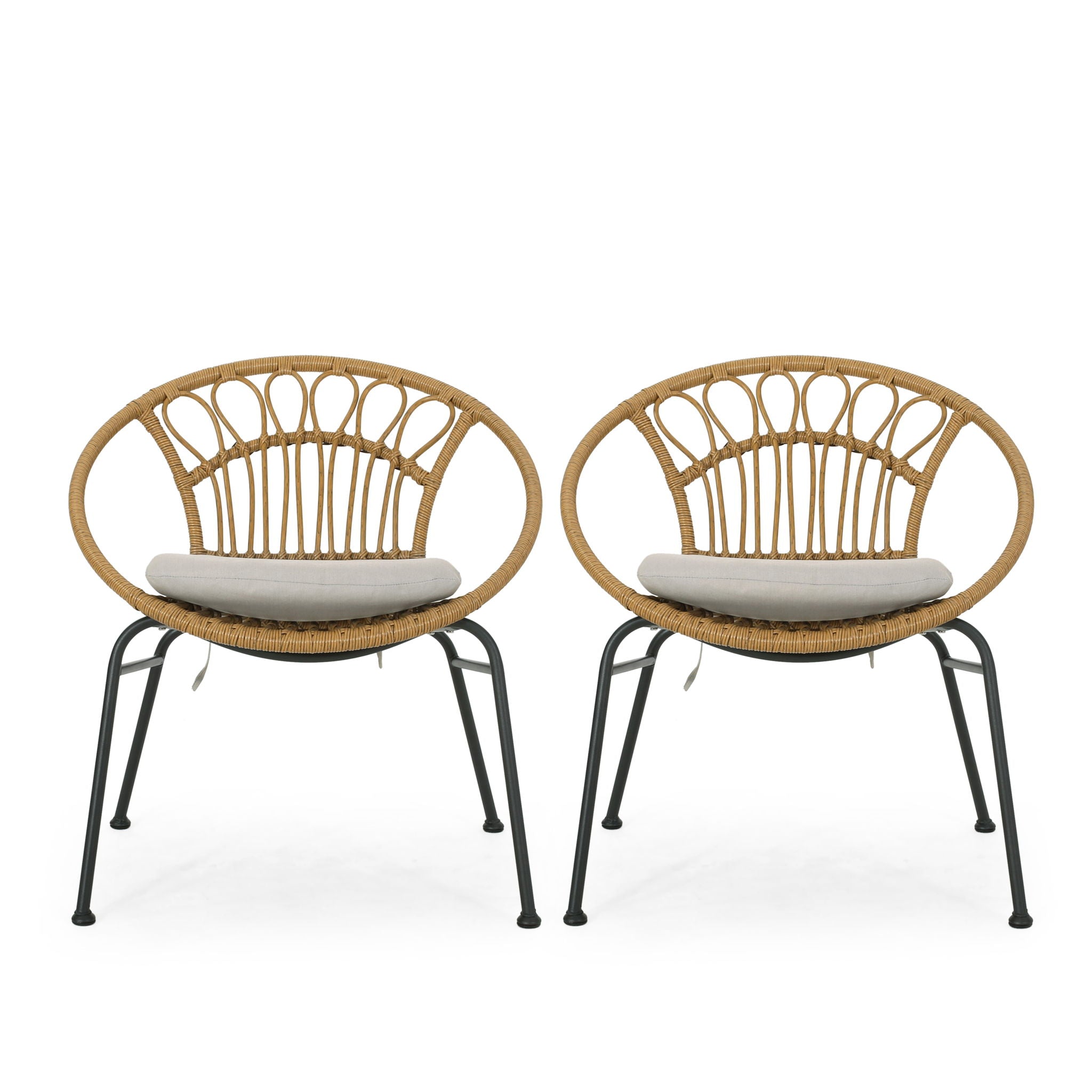Banya Chair Set of 2 - Light Brown