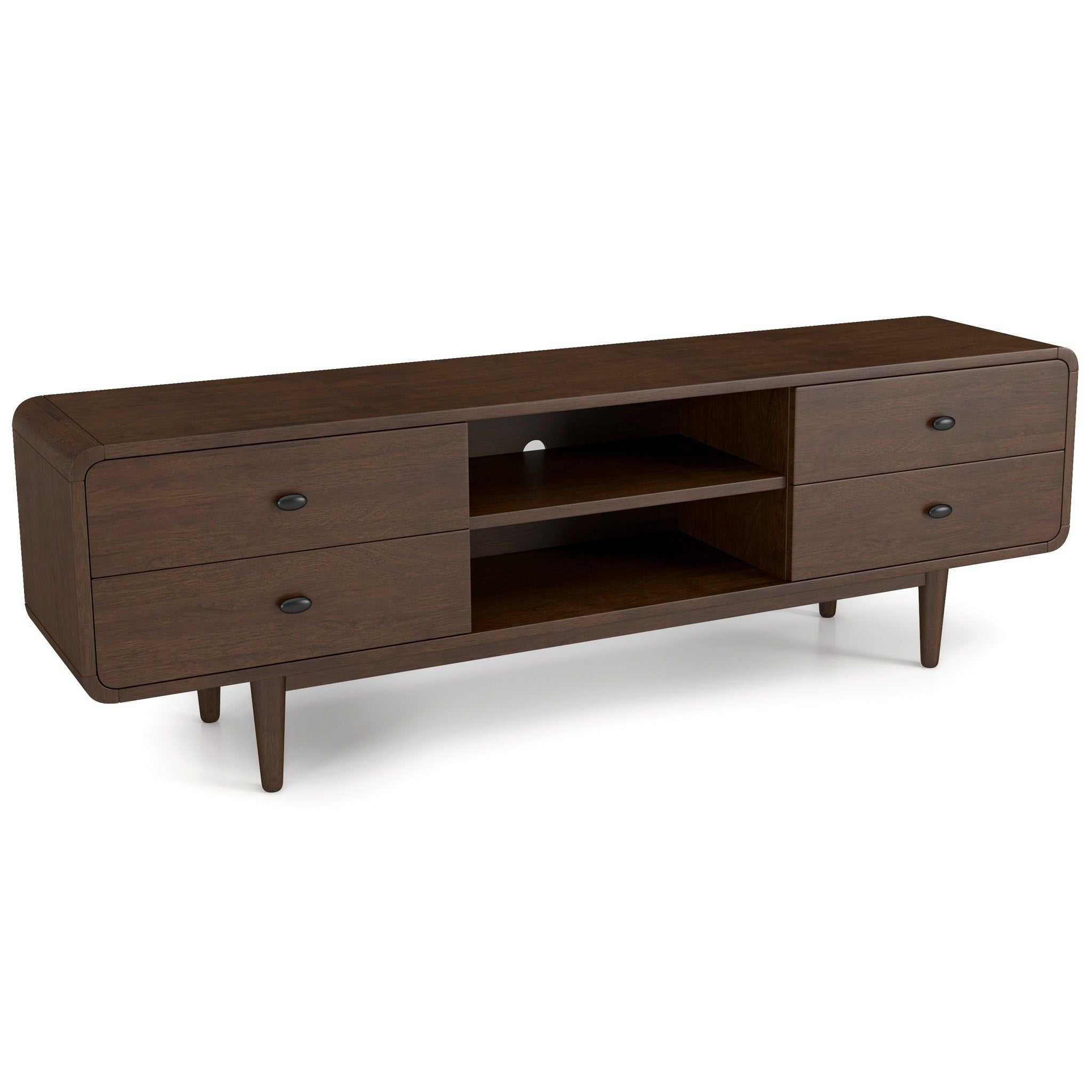 Alexa - TV Stand - Dark Brown / Wood