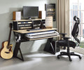 Eleazar Music Recording Studio Desk - Natural Oak