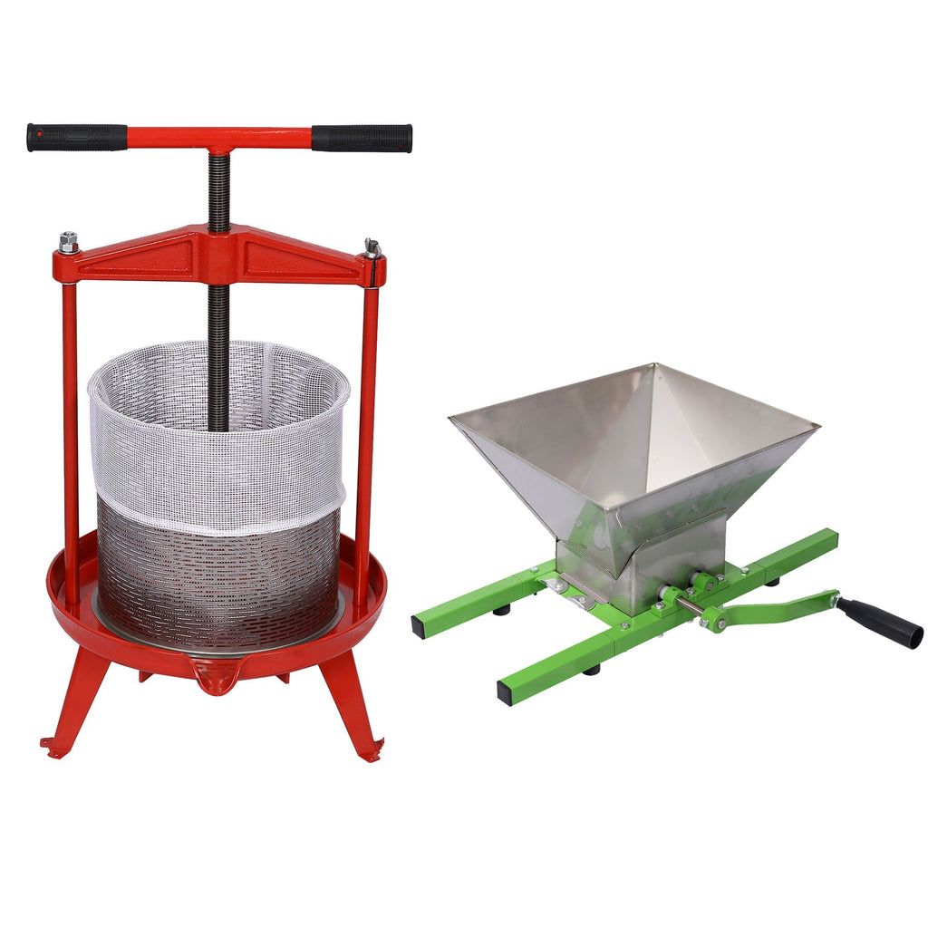 Manual Fruit Wine Press and Crusher for Kitchen