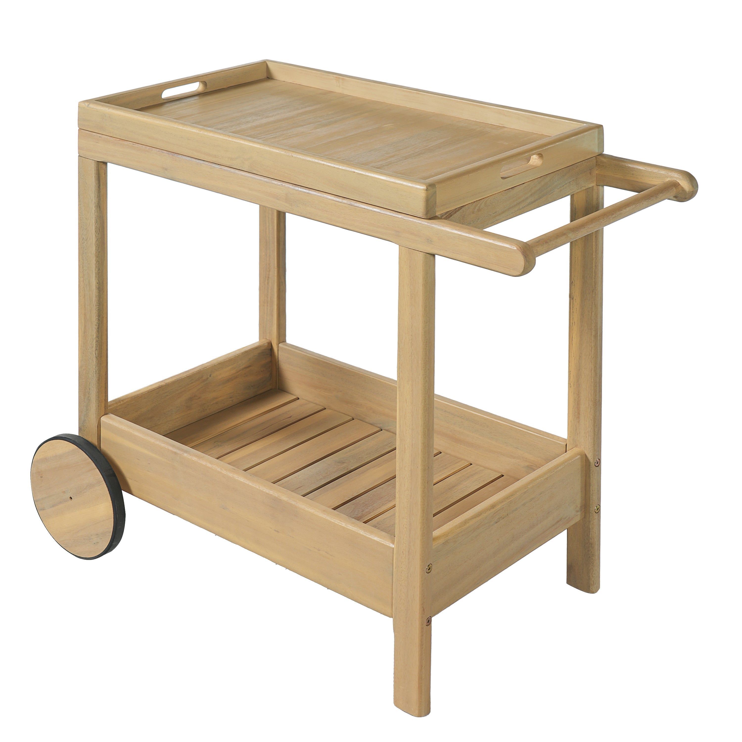 Saratoga Outdoor Rolling Bar Cart
