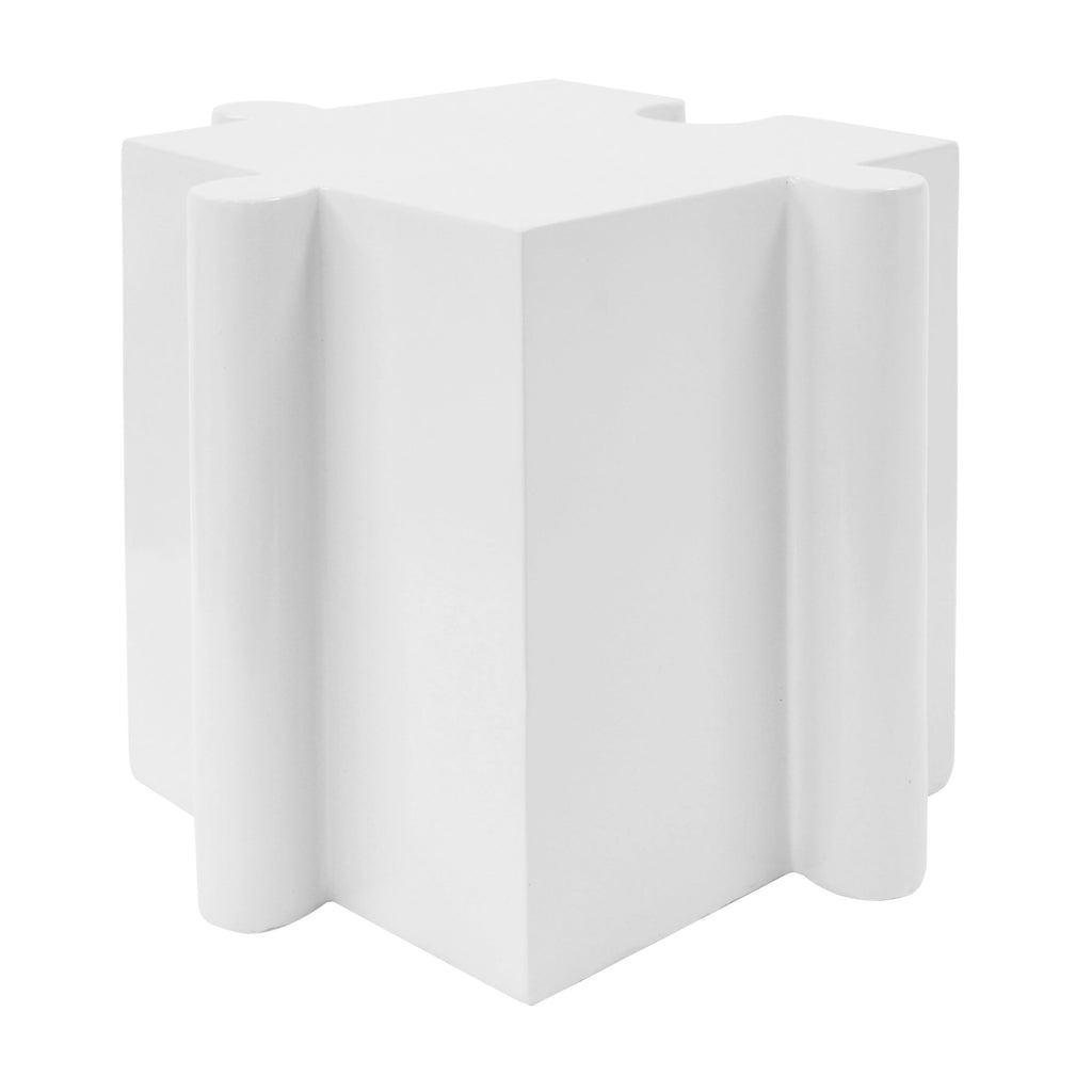 3-Piece Artistic Puzzle Table Set, Modular MGO Side Tables