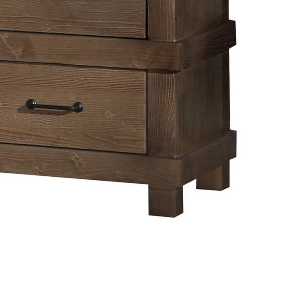 Adams Antique Nightstand - Oak