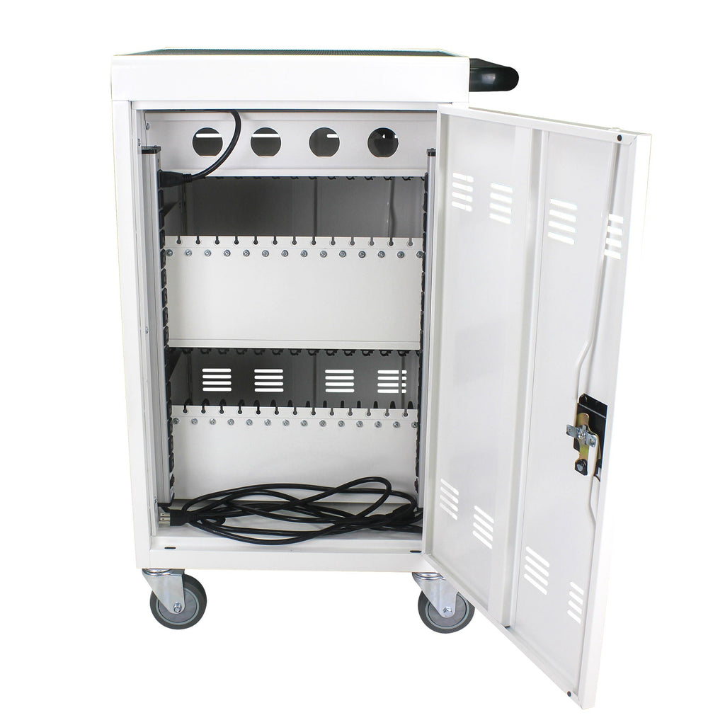 Mobile Charging Cart For Tablets Laptops 35, Device Capacity Matt Metal