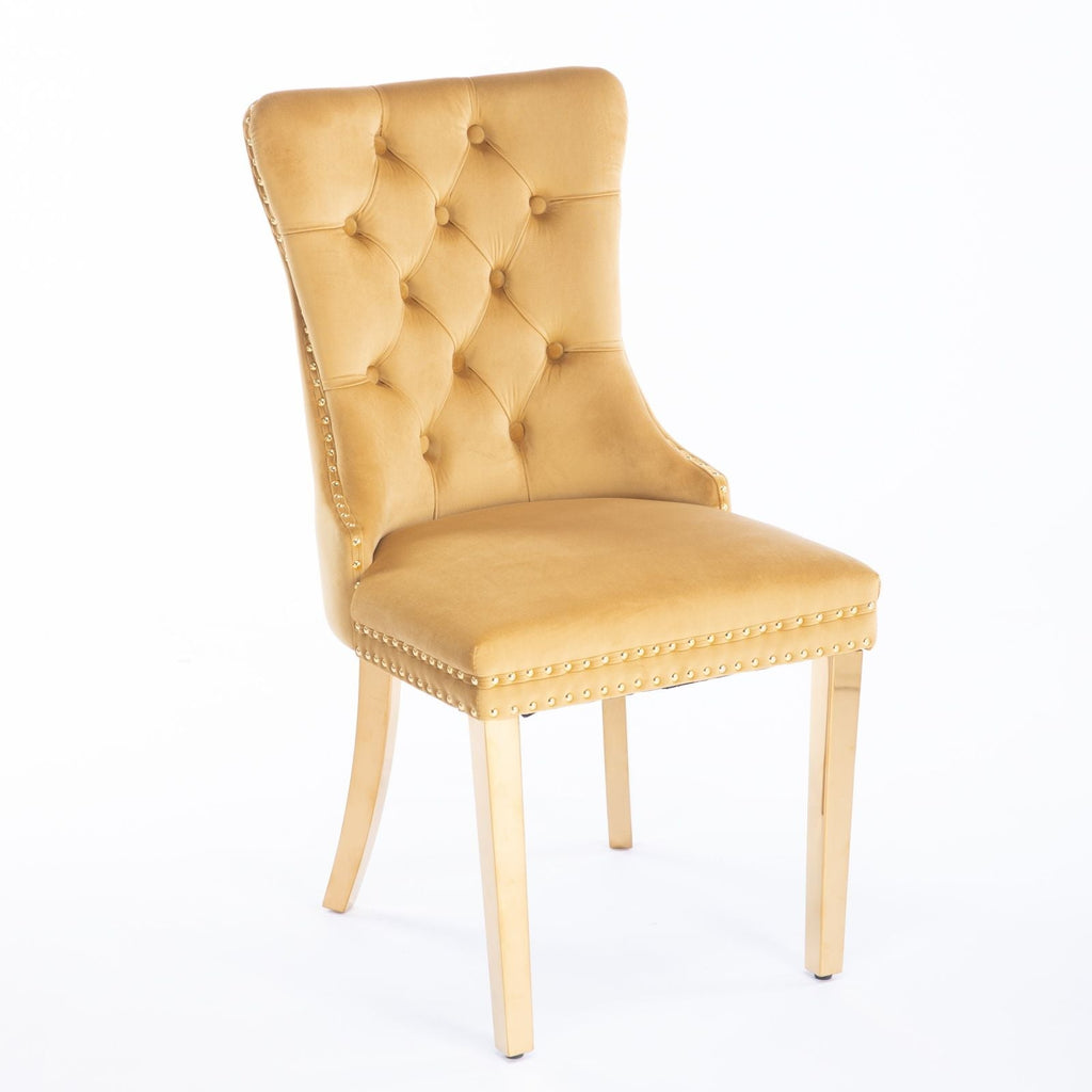Nikki - Modern, High-End Tufted Dining Chair (Set of 2)