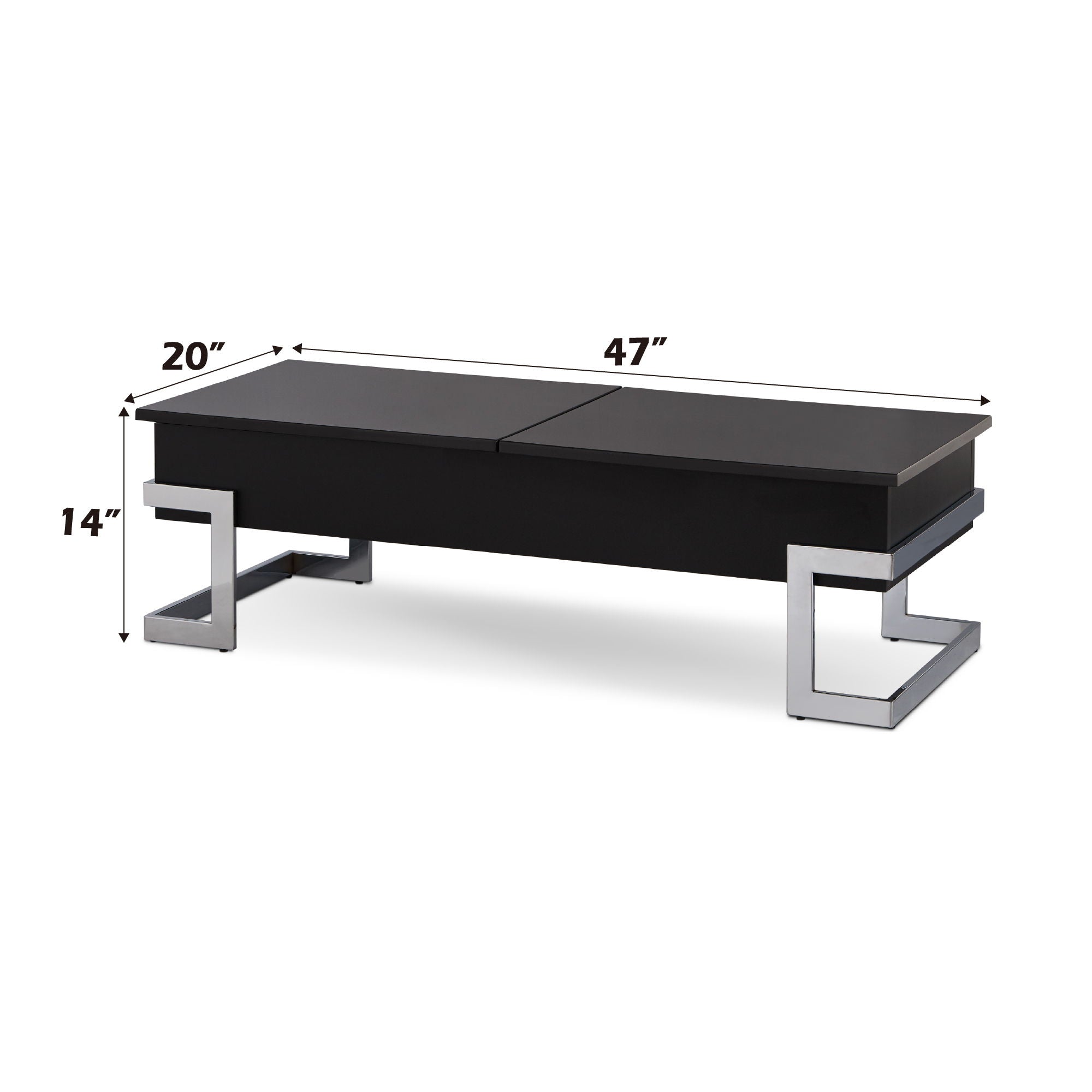 Calmam High Gloss Coffee Table With Lift Top