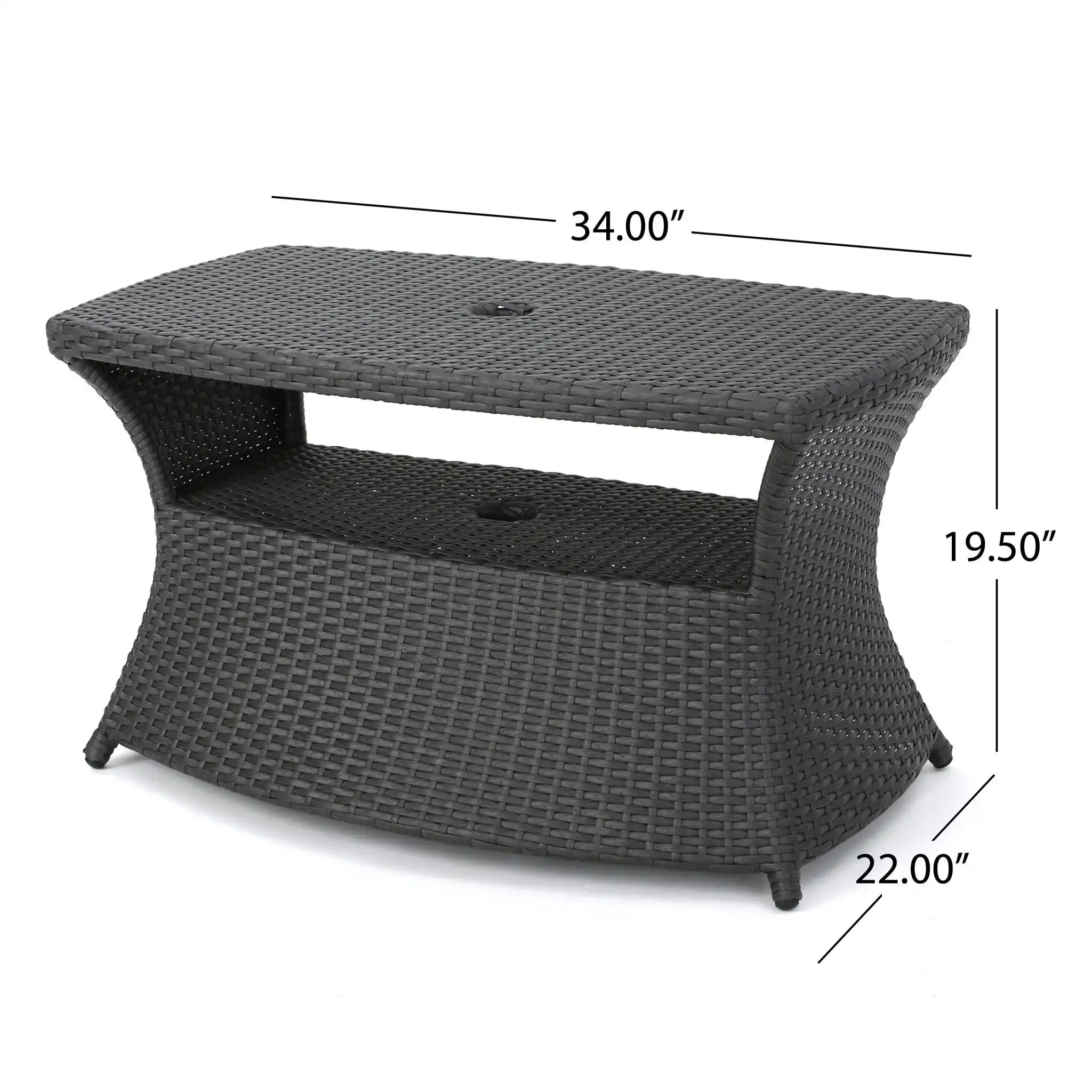 Berkeley Chaise Lounge Side Table