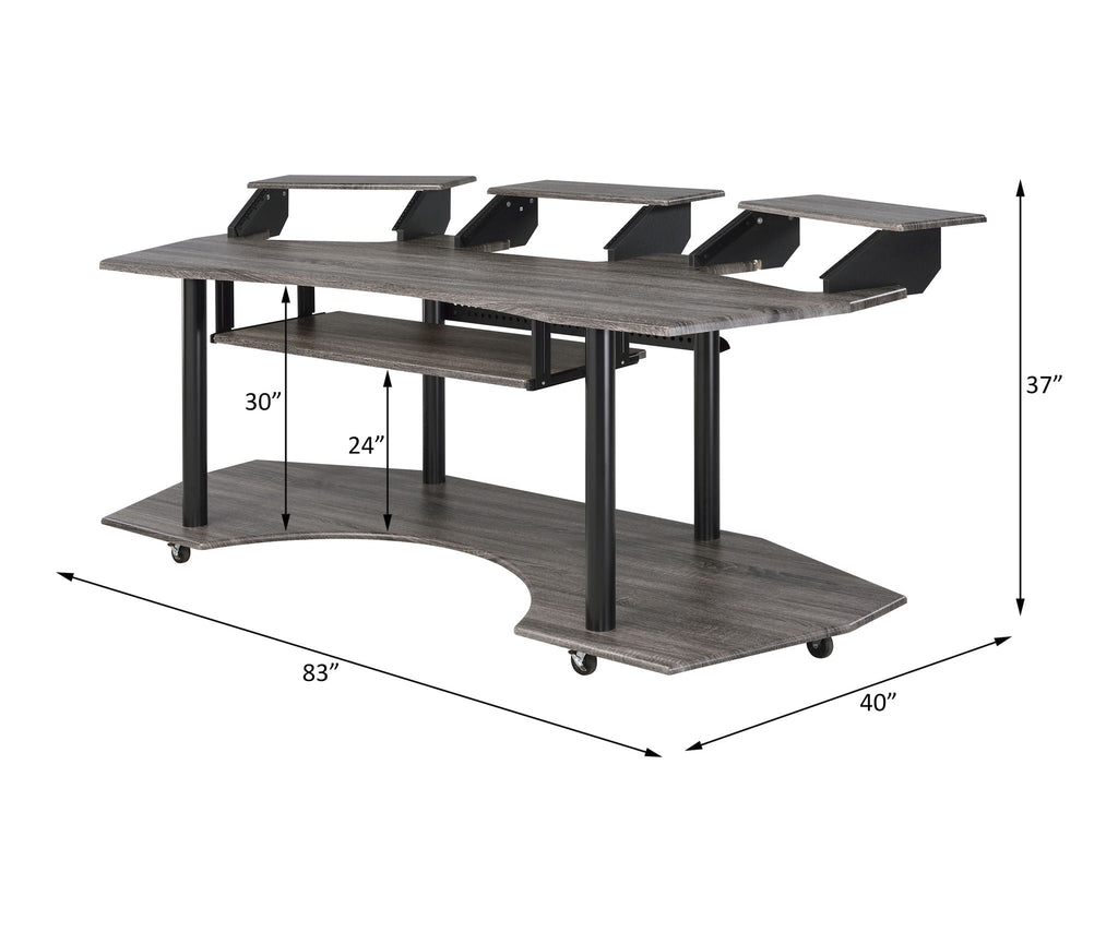 Eleazar Music Recording Studio Desk Wood