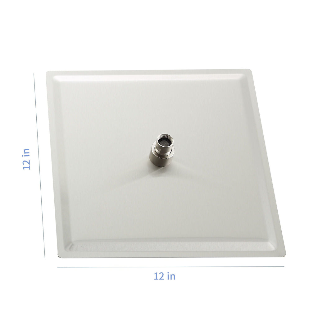 Ultra Thin Square Rainfall Shower Head Stainless Steel, Wall Or Ceiling Mount