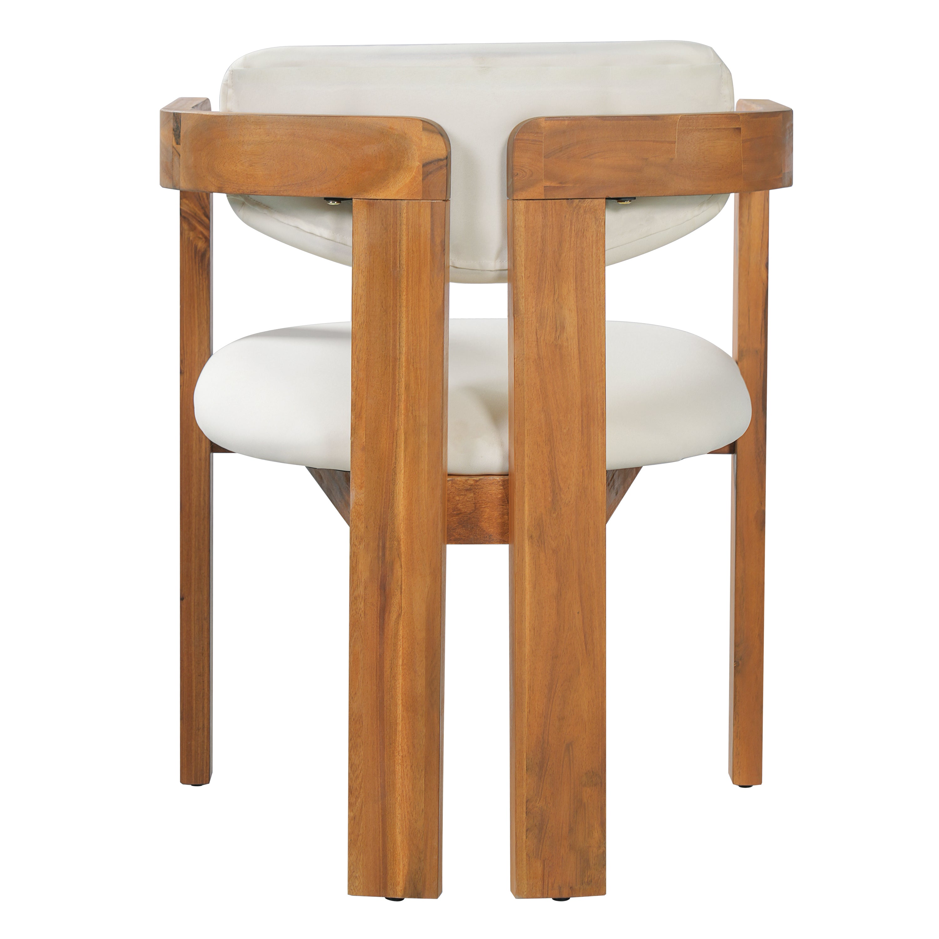 5-Piece Outdoor Acacia Wood Round Dining Set