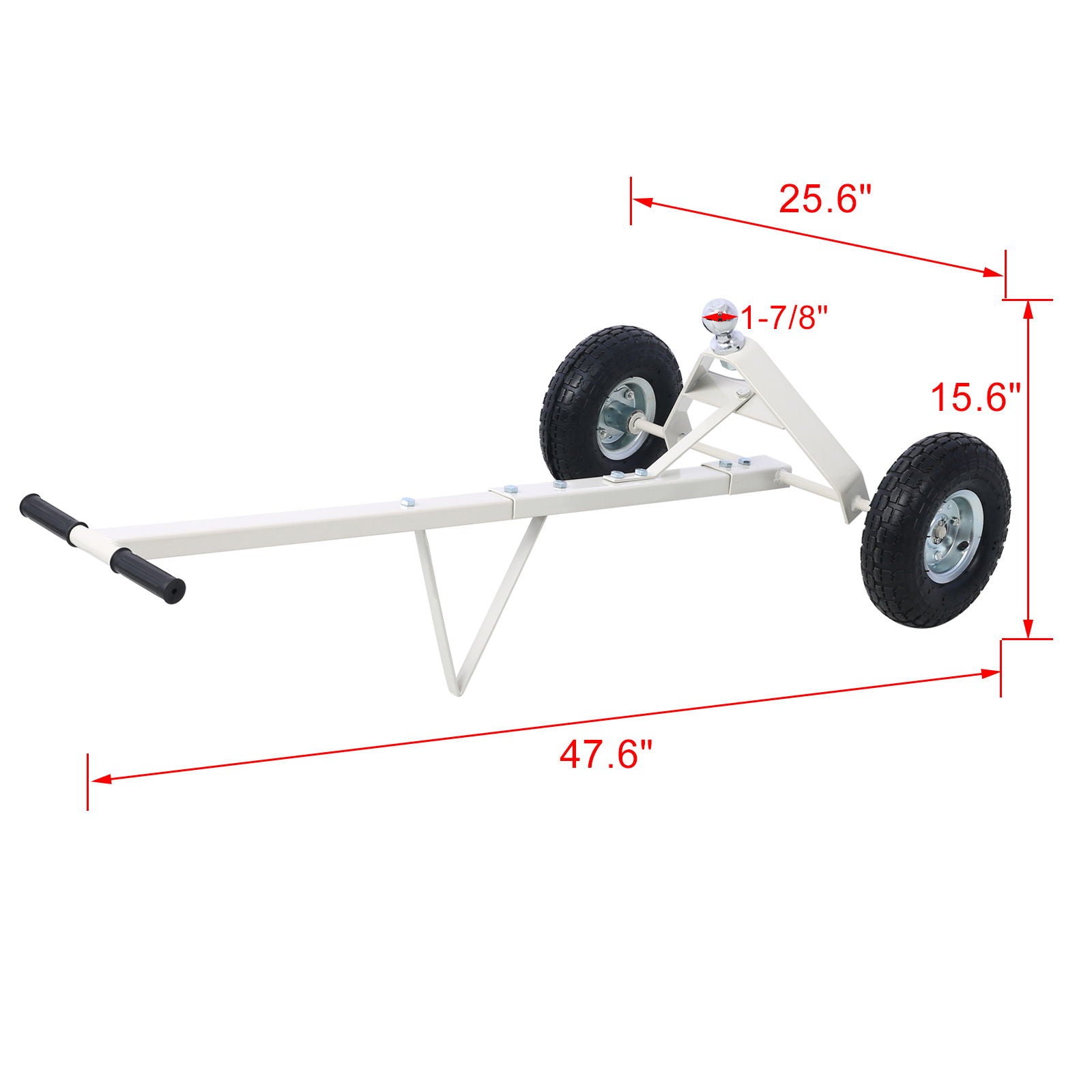 Heavy Duty Trailer Dolly With Pneumatic Tires