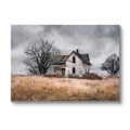 Framed Rustic Farmhouse Wall Art Vintage Barn Canvas Print 24x16 Inch