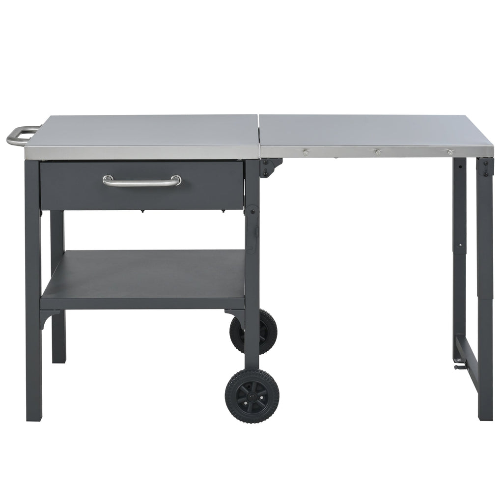 Outdoor Kitchen Cart Foldable Outdoor Prep Station