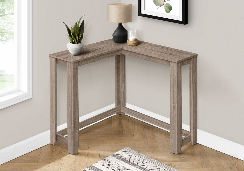 Corner Accent Console Table for Entryway