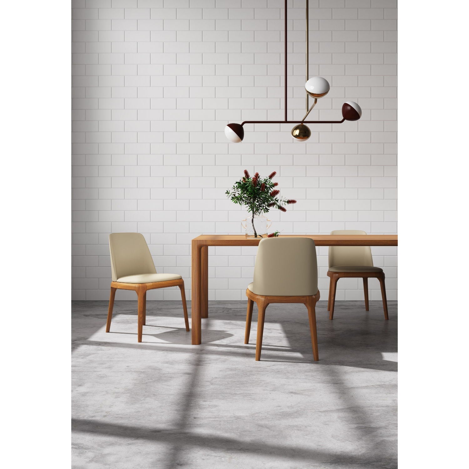 Courding - Dining Chair - Tan