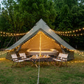 Oxford Bell Tent for Family Camping - Spacious 9.8ft Yurt