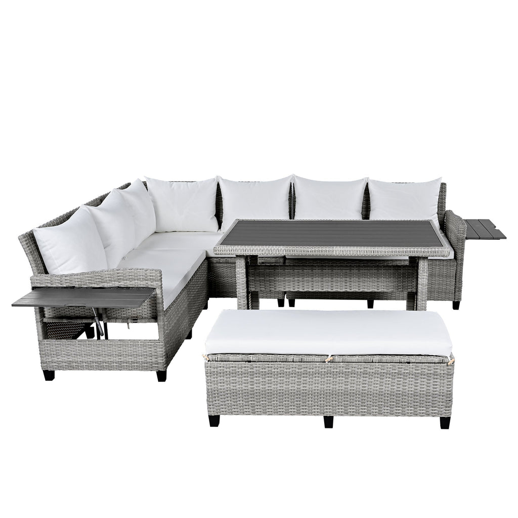 Tomax 5-Piece Outdoor Patio Rattan Sofa Set