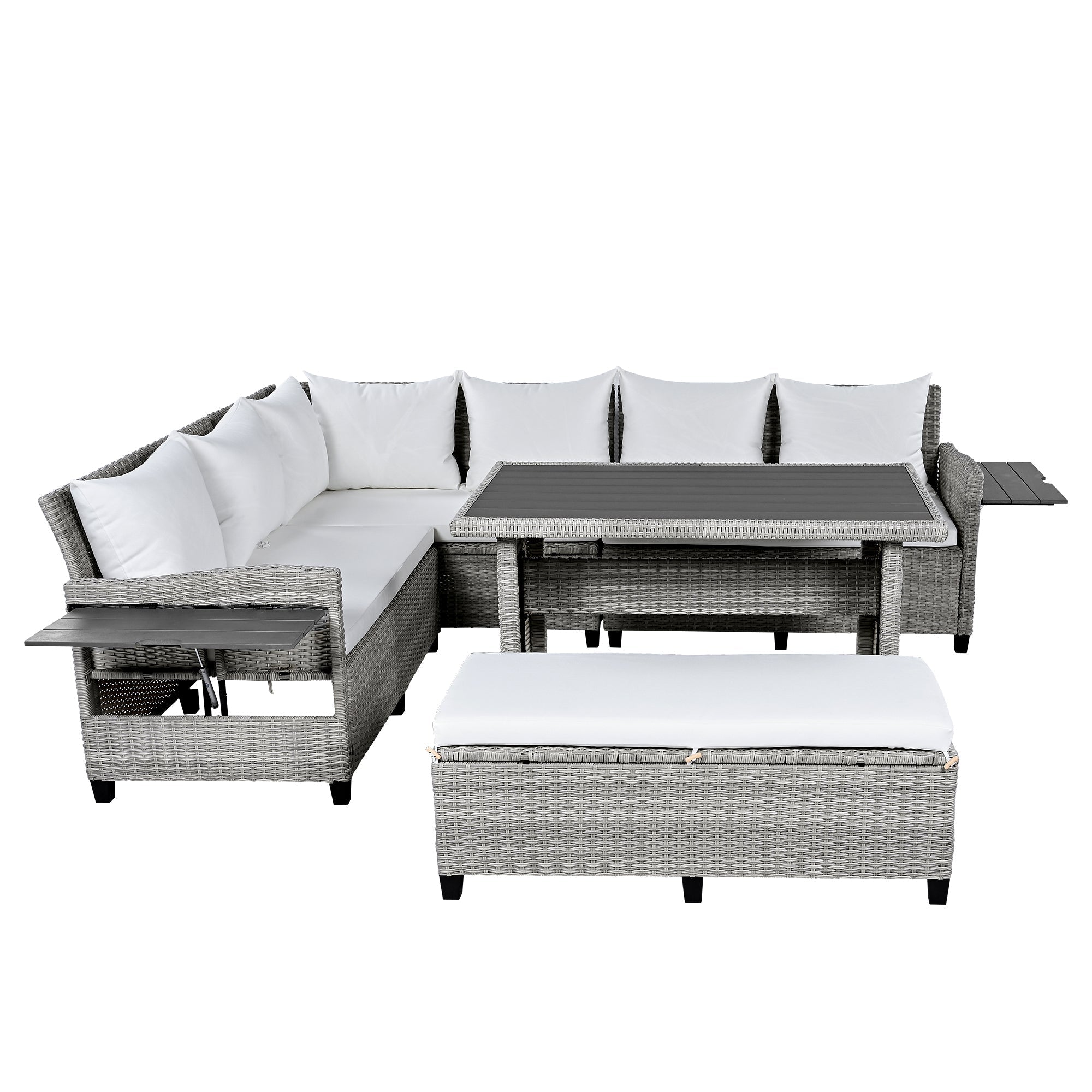 Tomax 5-Piece Outdoor Patio Rattan Sofa Set